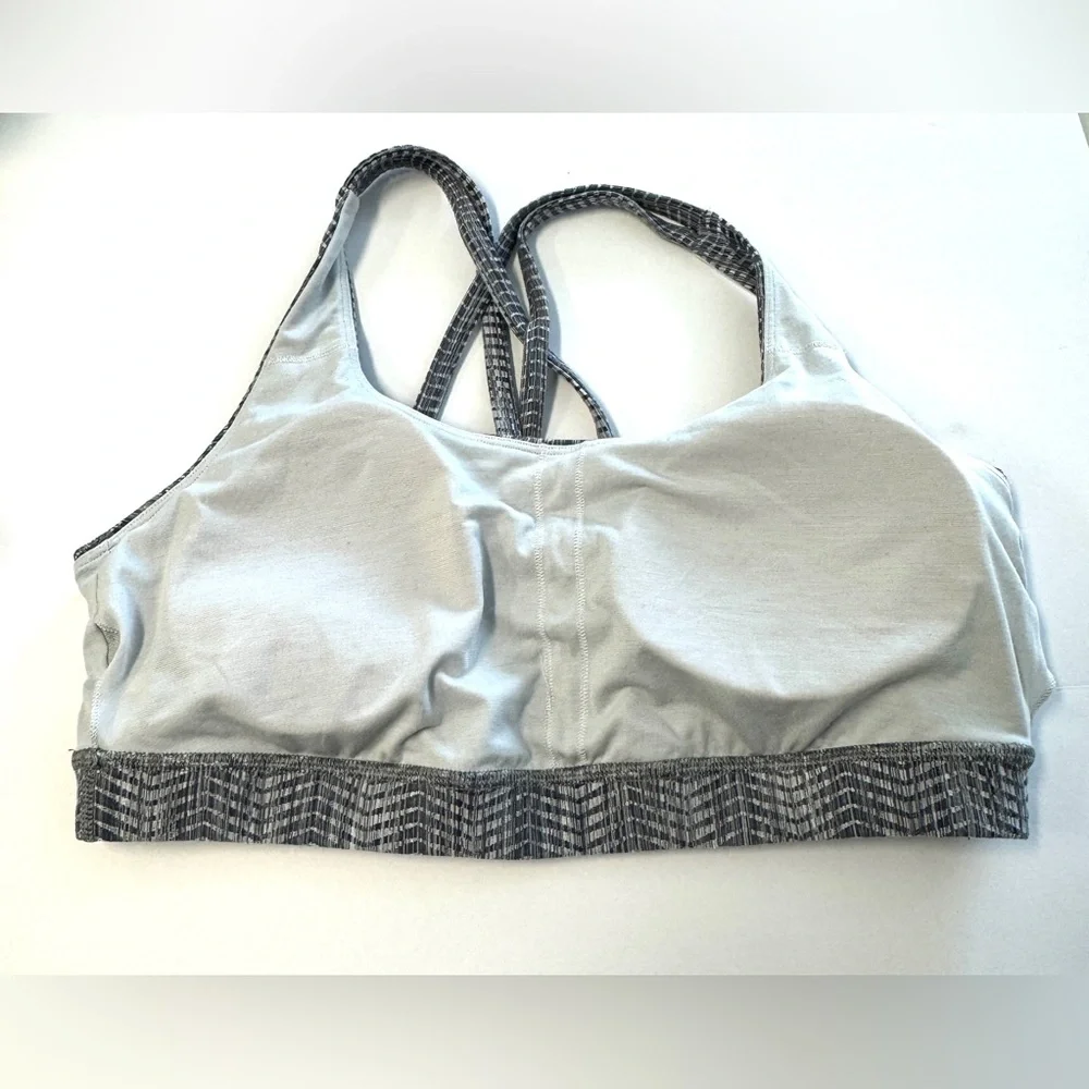 Lululemon Gray Padded Sports Bra Size 12